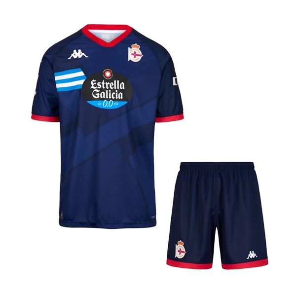 Camiseta Deportivo de la Coruña Replica Segunda Ropa Niño 2024/25